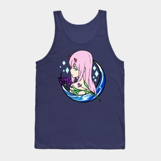 Zero Two Fanart || Darling in The Franx Merch Tank Top